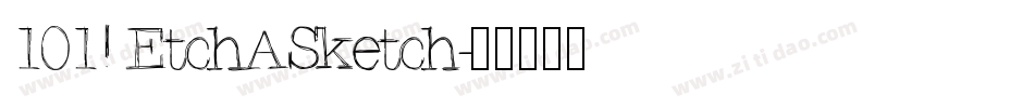 101! EtchASketch字体转换
